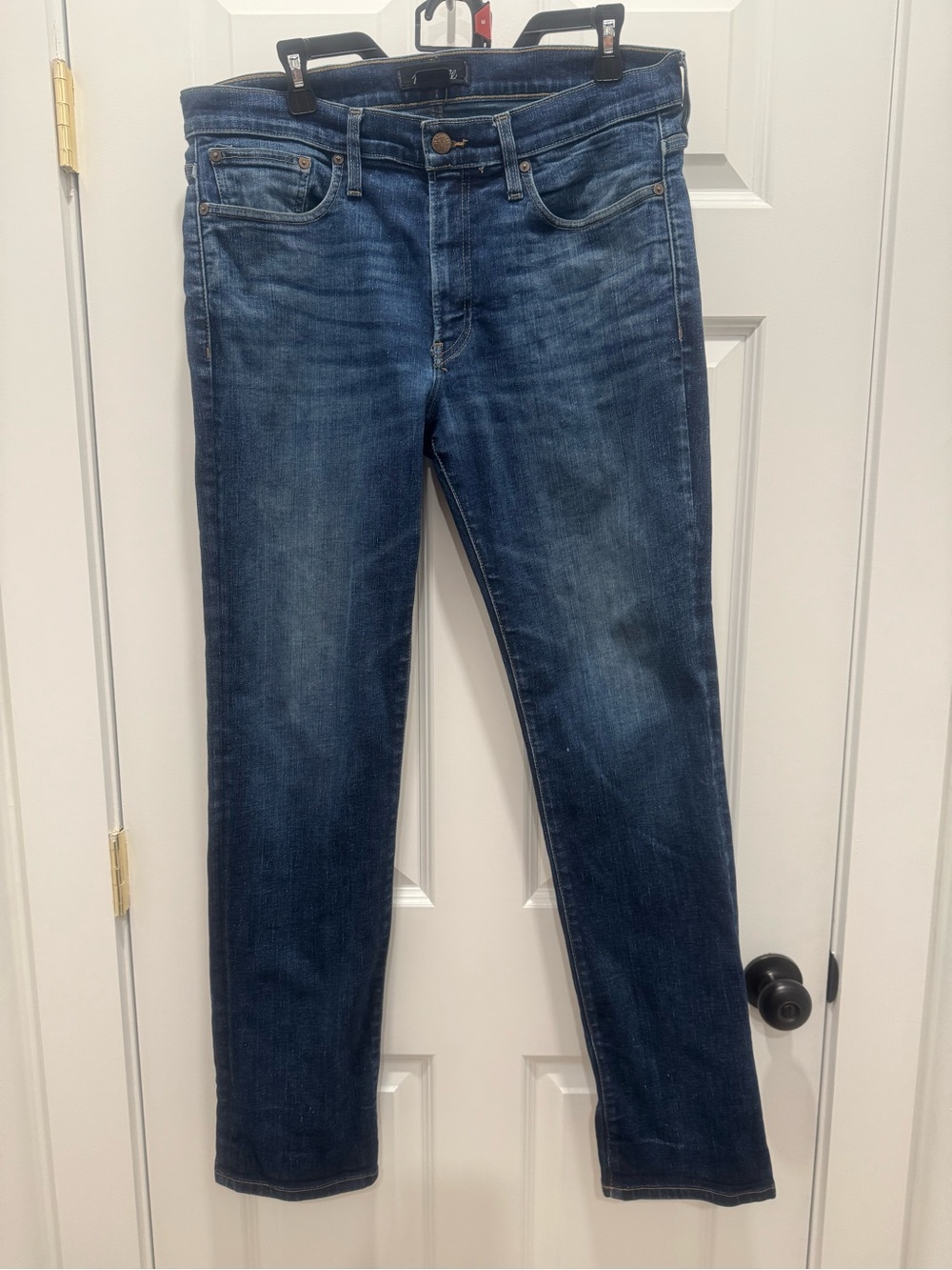 Madewell Men's Slim Straight Jeans in Dark Indigo